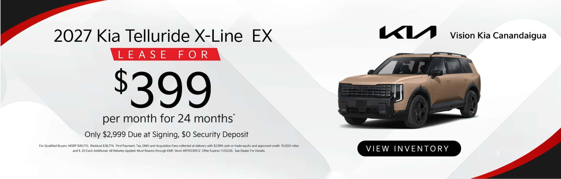 Vision Kia October Specials