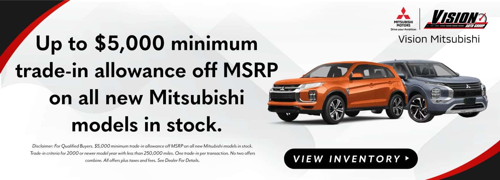 Vision Mitsubishi Specials
