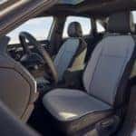 A view of the spacious 2021 Volkswagen Jetta cabin.