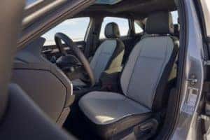 A view of the spacious 2021 Volkswagen Jetta cabin.