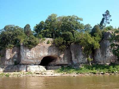 Cave in Rock State Park is a great roadtrip from Marion, IL