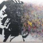 A mural on the side of a building in Marion, Illinois