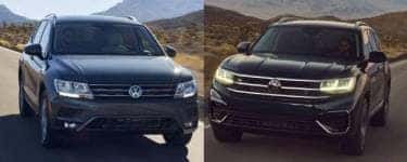 Comparing the 2021 Volkswagen Tiguan and 2021 Atlas SUVs