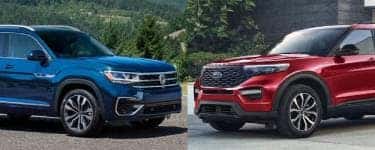 2023 Volkswagen Atlas vs 2023 Ford Explorer SUV comparison