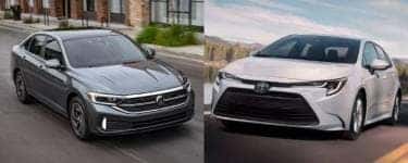 2023 Volkswagen Jetta vs 2023 Toyota Corolla sedan comparison
