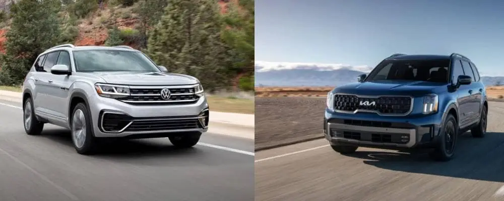 2023 Volkswagen Atlas vs Kia Telluride: Price, MPG, Design & Feature ...