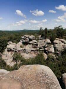 Garden of the Gods natural attraction in Southern Illinois.