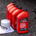 High mileage oil change.