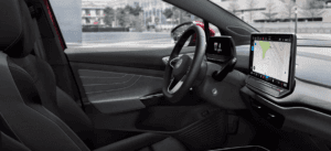 2025 VW ID.4 interior dashboard and leather interior.