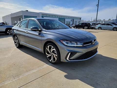 gray 2026 volkswagen Jetta sedan parked at the Volkswagen of Marion dealership in Marion, IL