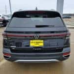 rear view of the 2026 VW Taos 4MOTION parked at the Volkswagen of Marion dealership in Marion, IL