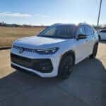 white 2026 Volkswagen Tiguan parked at the Volkswagen of Marion dealership in Marion, IL