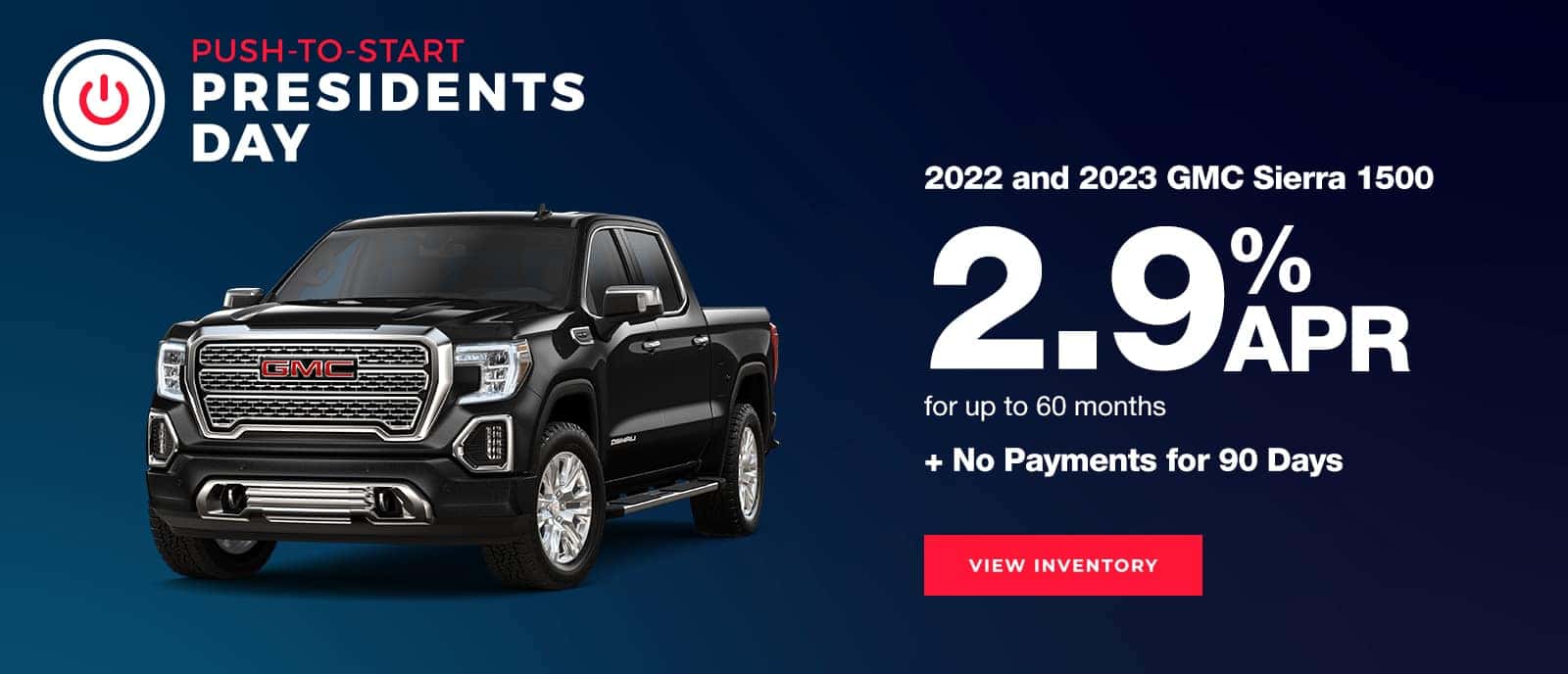 Low APR offer on GMC Sierra