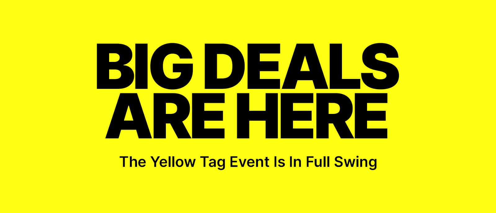 Walser Yellow Tag Sale