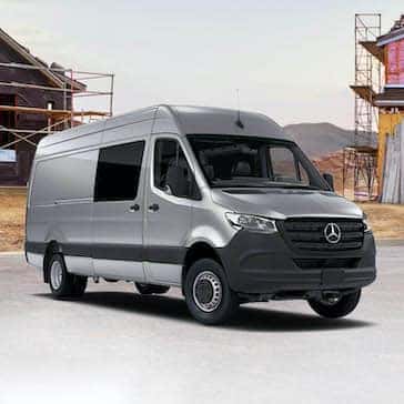 Mercedes-Benz Sprinter 4x4 Van at job site