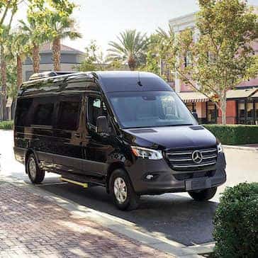 Mercedes-Benz Sprinter Passenger Van Parked