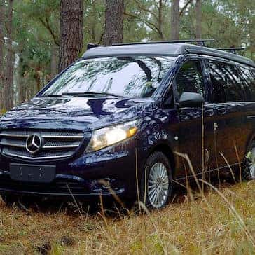 Mercedes-Benz metris getaway van outdoor