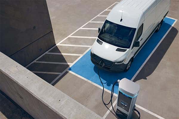 new mercedes-Benz eSprinter charging