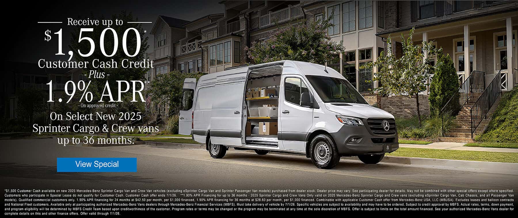 sprinter offer